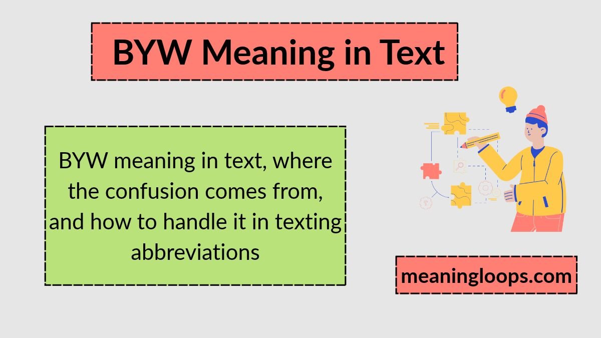 BYW Meaning in Text: What It Really Means in Messages, Social Media, and Online Chats