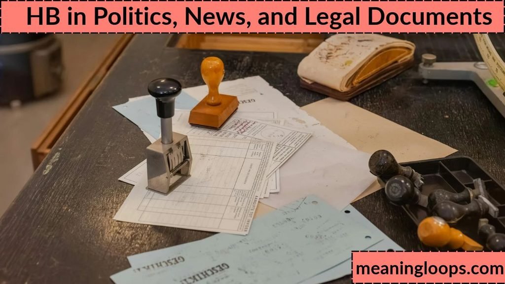 HB in Politics, News, and Legal Documents