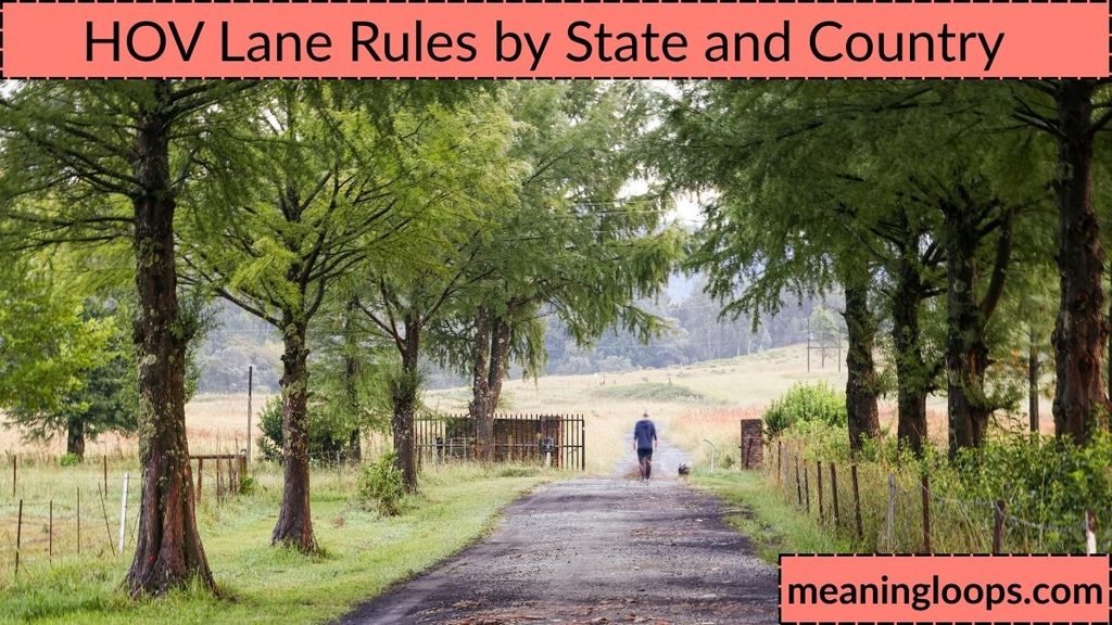 HOV Lane Rules by State and Country
