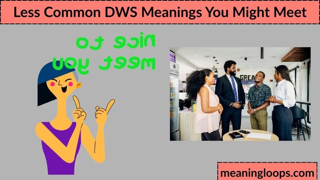Less Common DWS Meanings You Might Meet