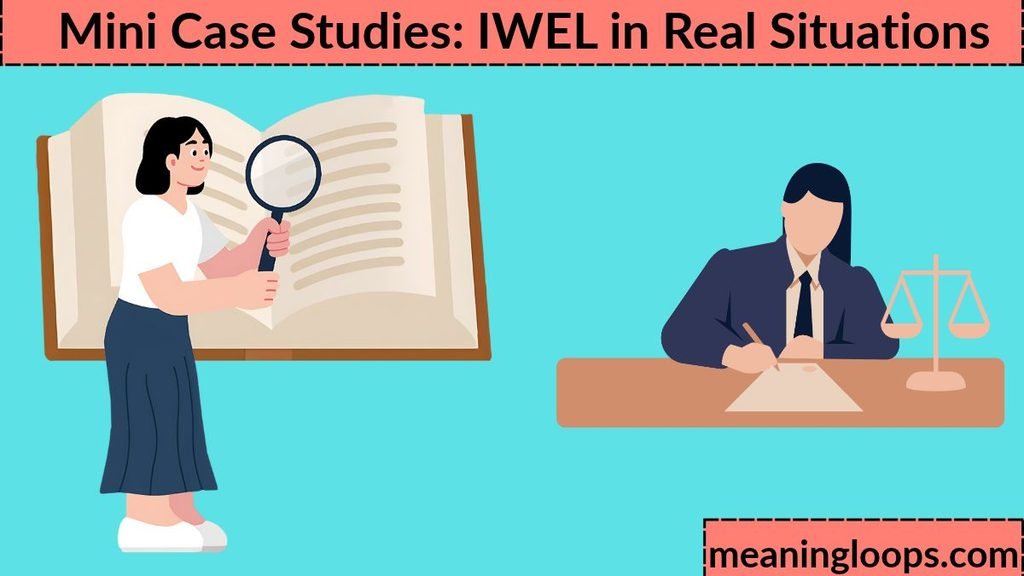 Mini Case Studies: IWEL in Real Situations