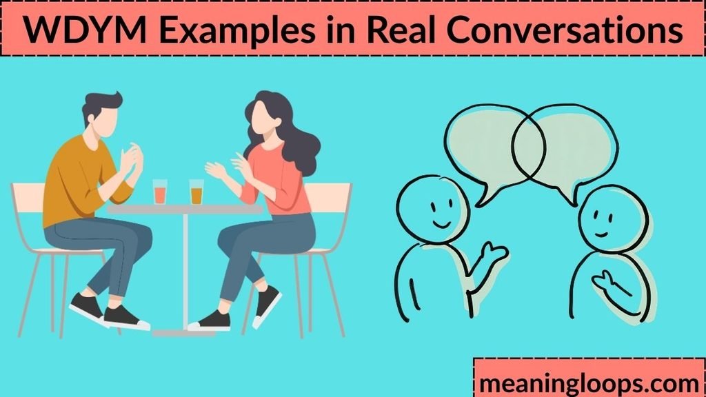 WDYM Examples in Real Conversations