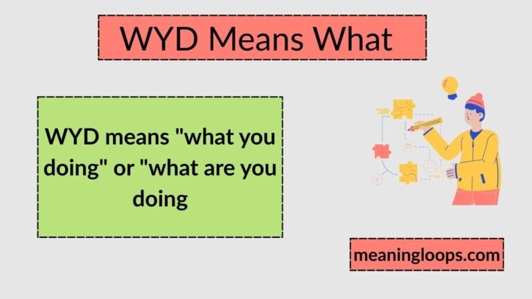 WYD Means What? The Real Meaning, Examples, and How to Use It