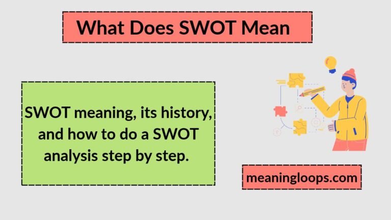 What Does SWOT Mean? Full Form, Examples & Easy Guide